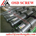 China tungsten conical screw manufacture for PVC pipe